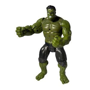Marvel Hulk Action Figure 6 Inch Collectible Toy Green & Black Muscular Smash
